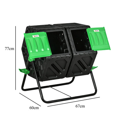 Composteur rotatif 130 L